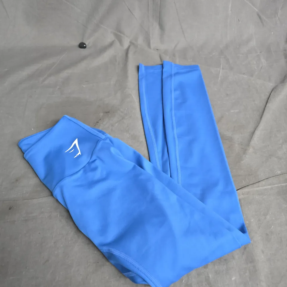GYMSHARK LIGHT BLUE LEGGINGS SIZE XS
