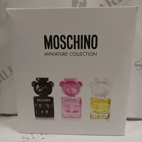 BOXED MOSCHINO MINIATURE COLLECTION