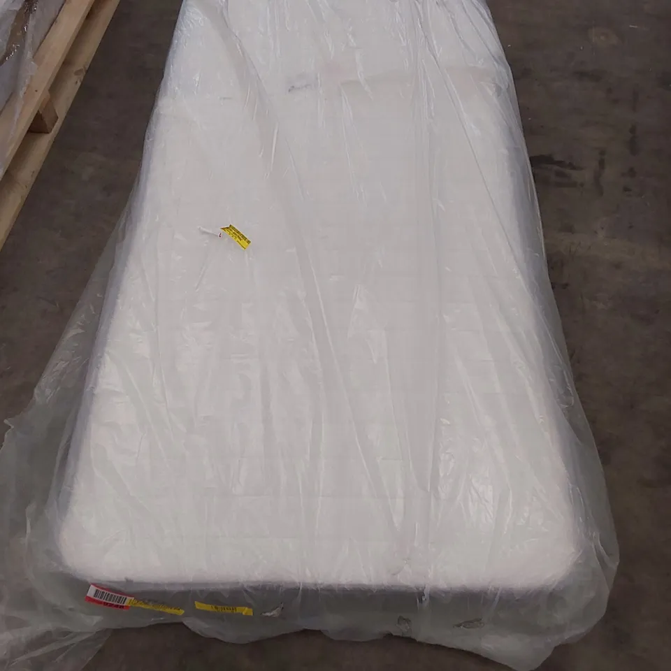 QUALITY BAGGED 3FT SINGLE HYBRID FIBRE FOAM OPEN COIL MATTRESS