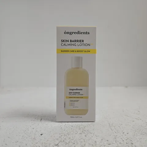 ΓNGREDIENTS SKIN BARRIER CALMING LOTION β 150ML (BOXED)