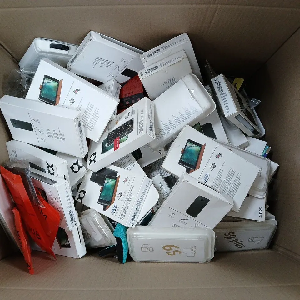 APPROXIMATELY 60 ASSORTED PHONE CASES IN VARIOUS MODELS AND STYLES