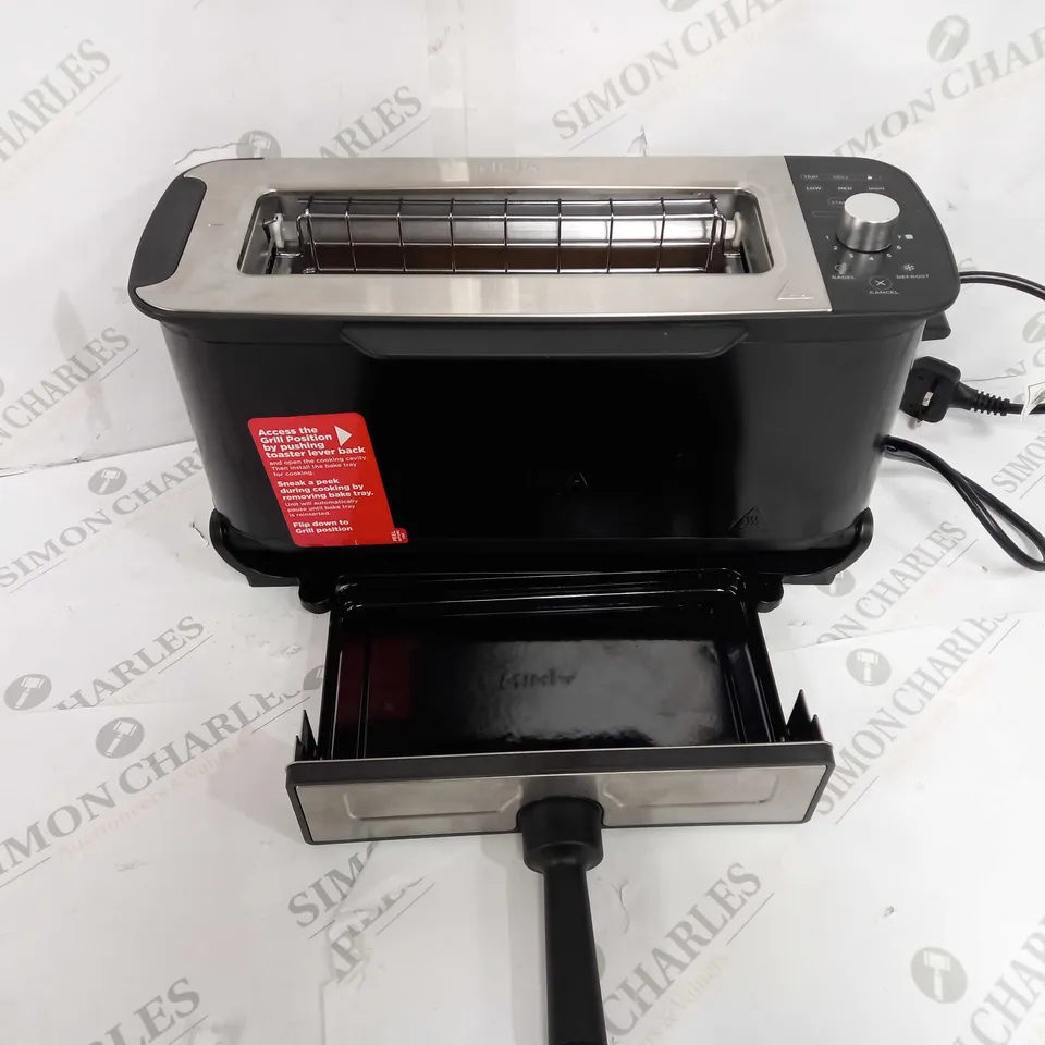 BOXED NINJA 2-IN-1 TOASTER & GRILL ST100UK