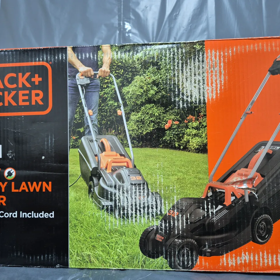 BLACK+DECKER 32CM ROTARY LAWNMOWER 