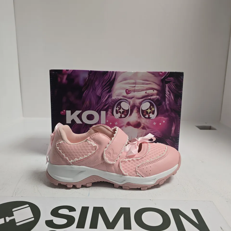 KOI ITSU LOLITA MARY JANES PINK CAKE TRAINERS WITH VELCRO STRAP – BOXED UK SIZE 6