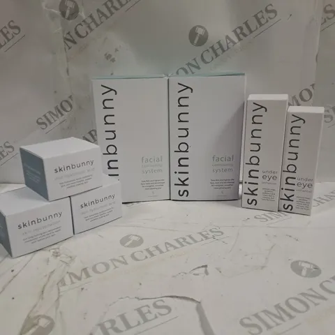 SKIN BUNNY SET TO INCLUDE UNDER EYES, FACIAL AND HYALURONIC ACID 