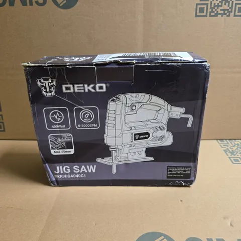 DEKO JIG SAW DKPJGSA040C1 – 400W, 0–3000 SPM, BOXED
