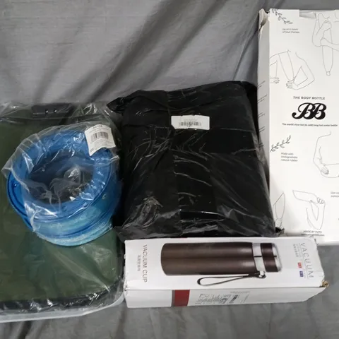 APPROXIMATELY 10 ASSORTED HOUSEHOLD PRODUCTS TO INCLUDE VACUUM CUP, THE BODY BOTTLE, ANGELCARE REFILL CASSETTE, ETC 