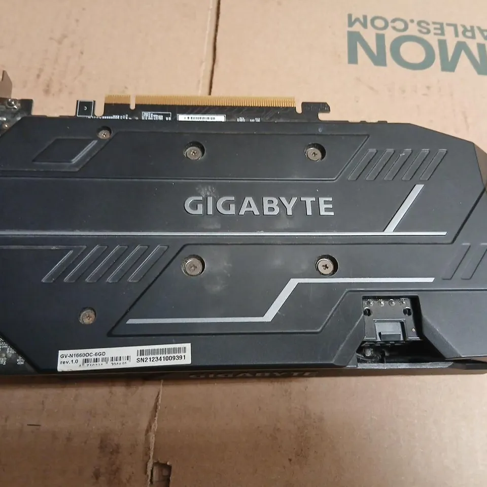 GIGABYTE GEFORCE GTX 1660 OC 6GB GRAPHICS CARD GV-N1660OC-6GD