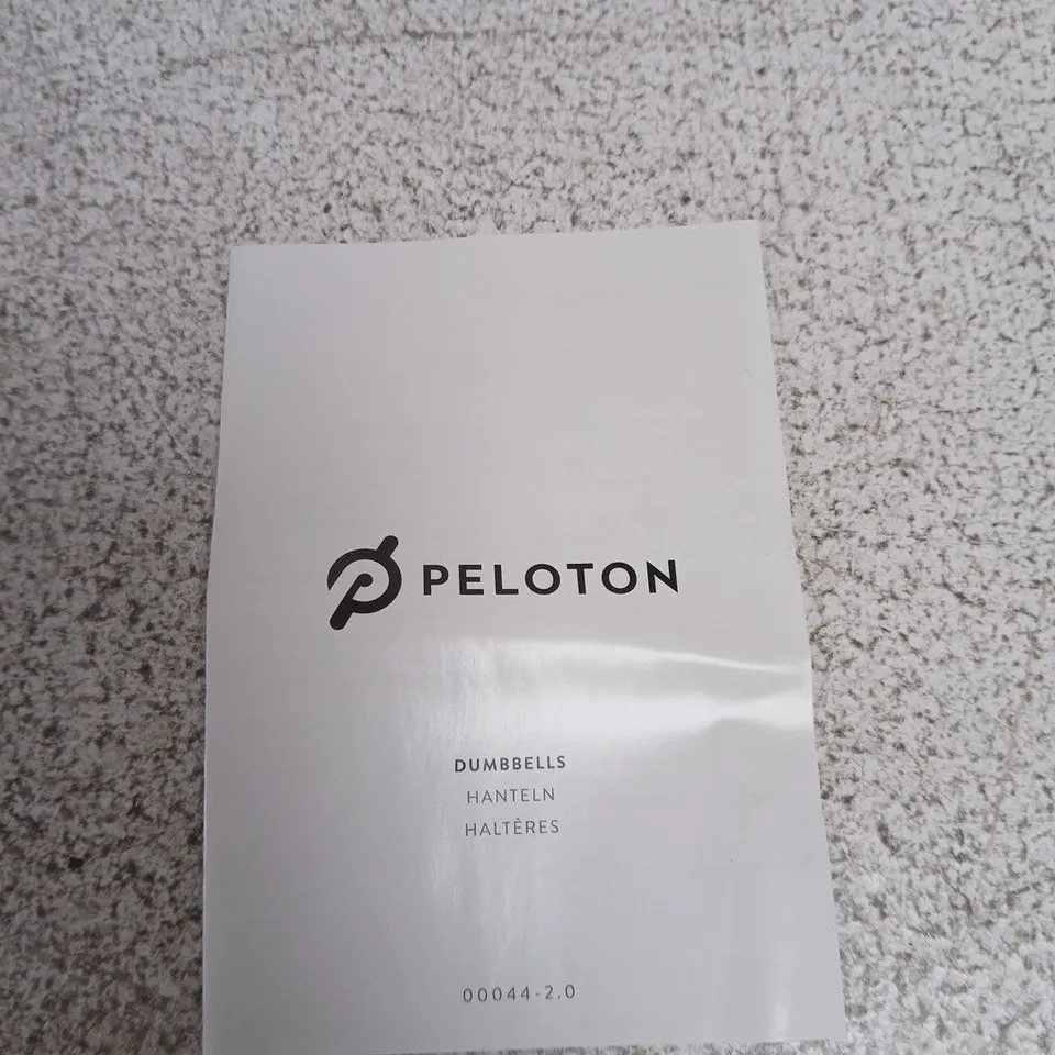 PELOTON DUMBBELLS 11.3KG EACH – PAIR (2 X WEIGHTS) IN ORIGINAL PACKAGING