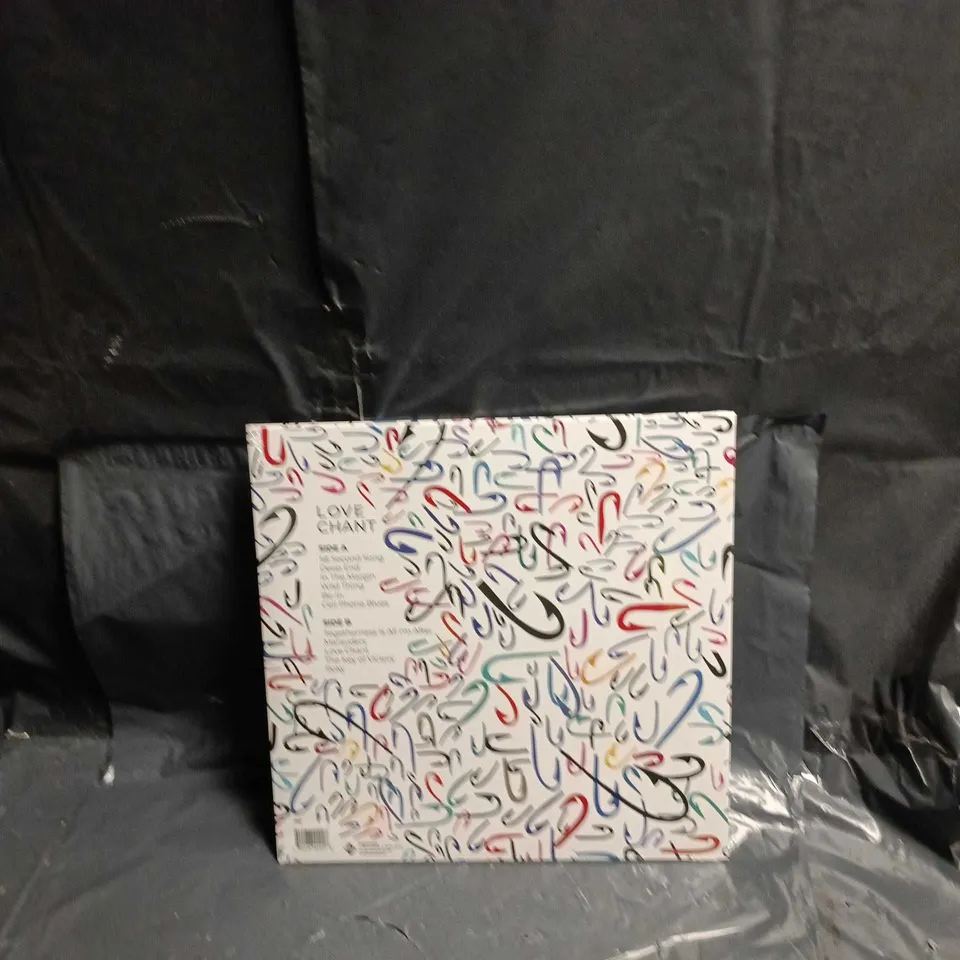 THE LEMONHEADS LOVE CHANT ABSTRACT COLOURFUL SCRIBBLE ART PRINT VIYNL