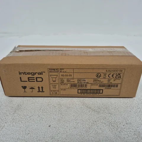 BOXED SET OF 10 INTEGRAL LED GU10 BULB 400LM 3.6W 2700K DIMMABLE