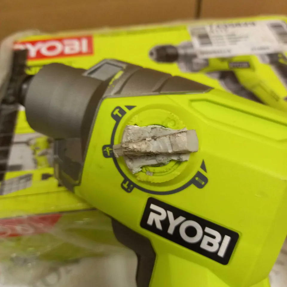 RYOBI R18SDS-0 ONE+ SDS PLUS CORDLESS ROTARY HAMMER DRILL (BODY ONLY) - HYPER GREEN