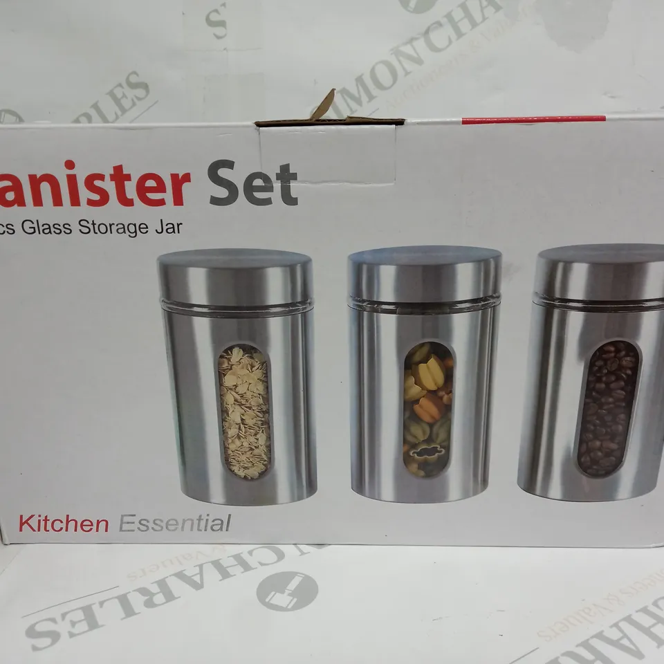INNOTECK ESSENTIALS 3 PC KITCHEN CANISTER SET