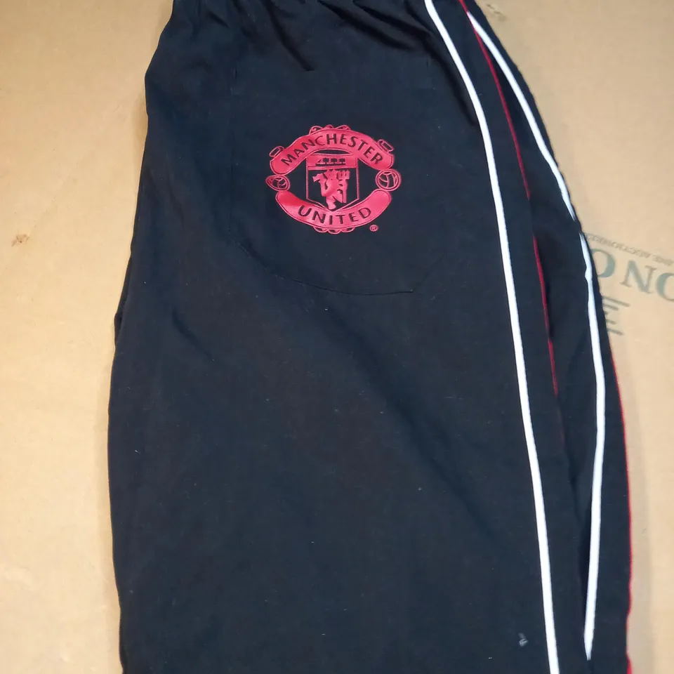 MENS MANCHESTER UNITED TRACKSUIT BOTTOMS SIZE UNSPECIFIED