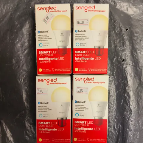 4 X SENGLED SMART LED LIGHT BULBS 
