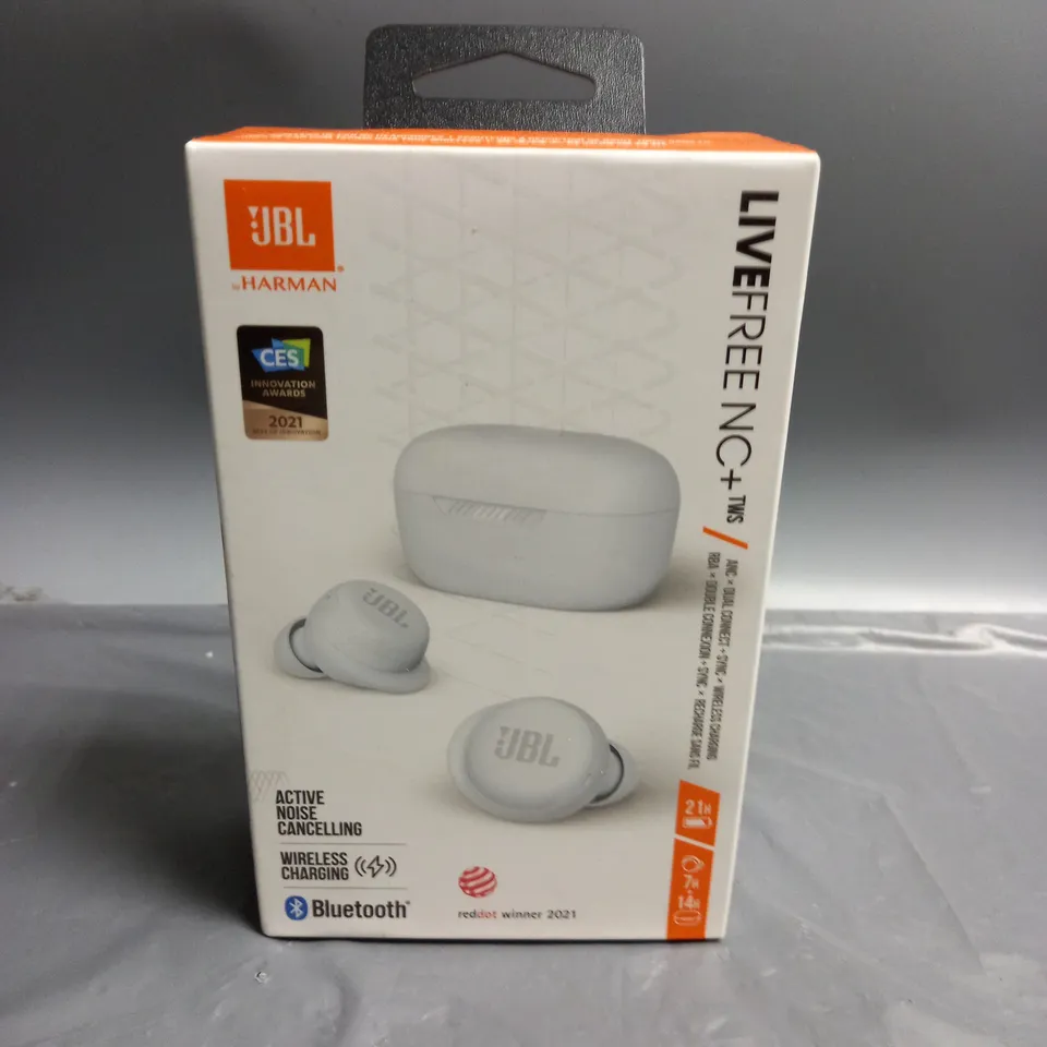 BOXED AND SEALED JBL NOISE CANCELLING EAR BUDS