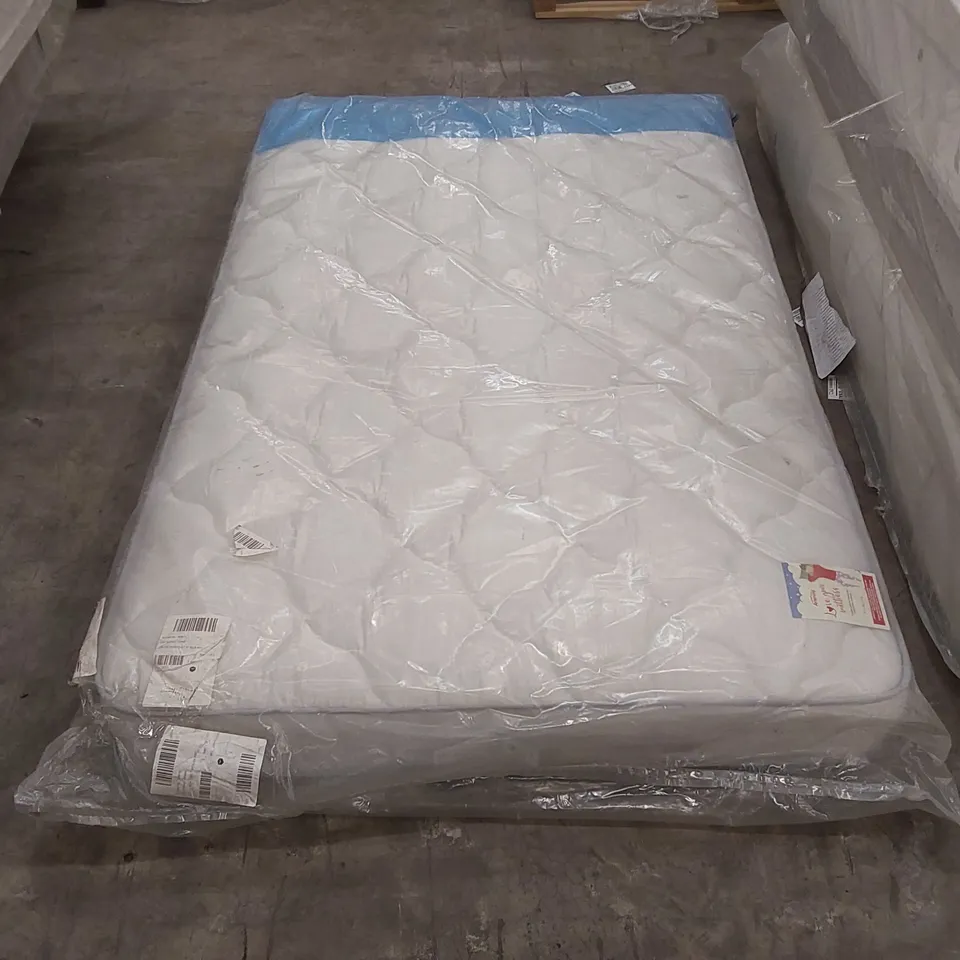 QUALITY BAGGED 120CM AIRSPRUNG MICRO QUILT SMALL DOUBLE MATTRESS RRP £209