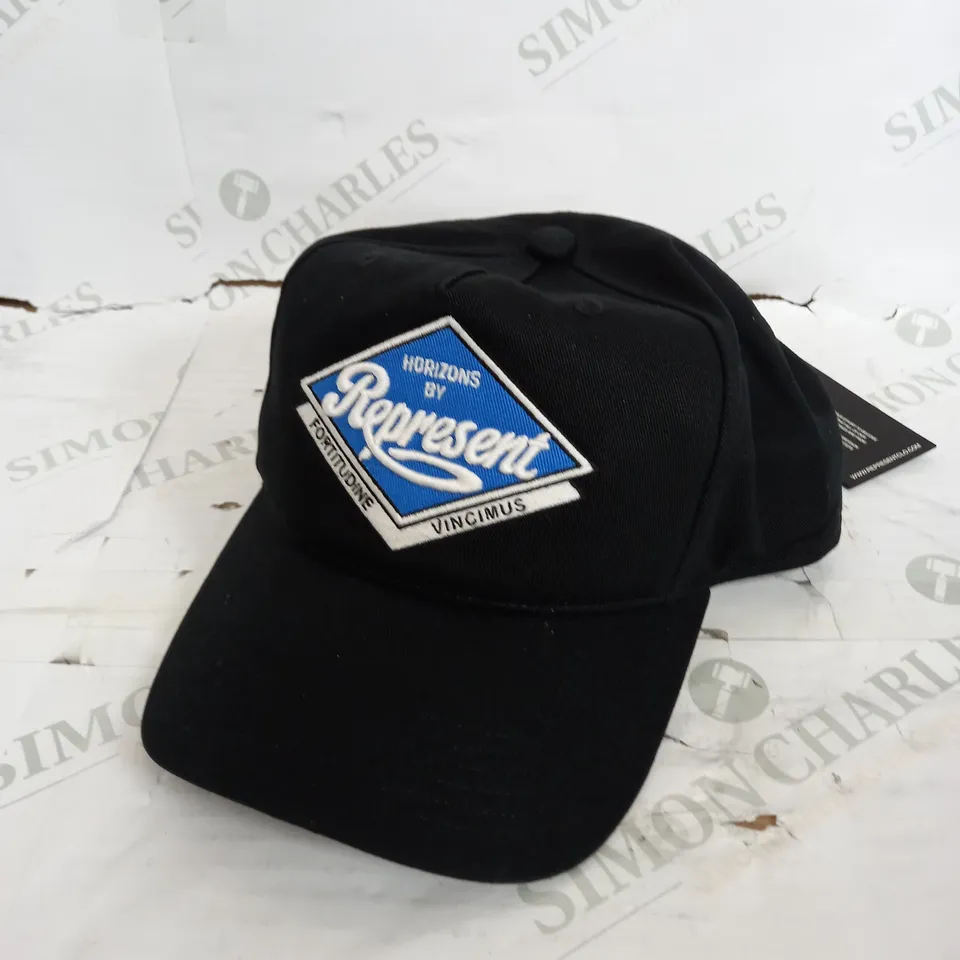 REPRESENT CAP IN BLACK
