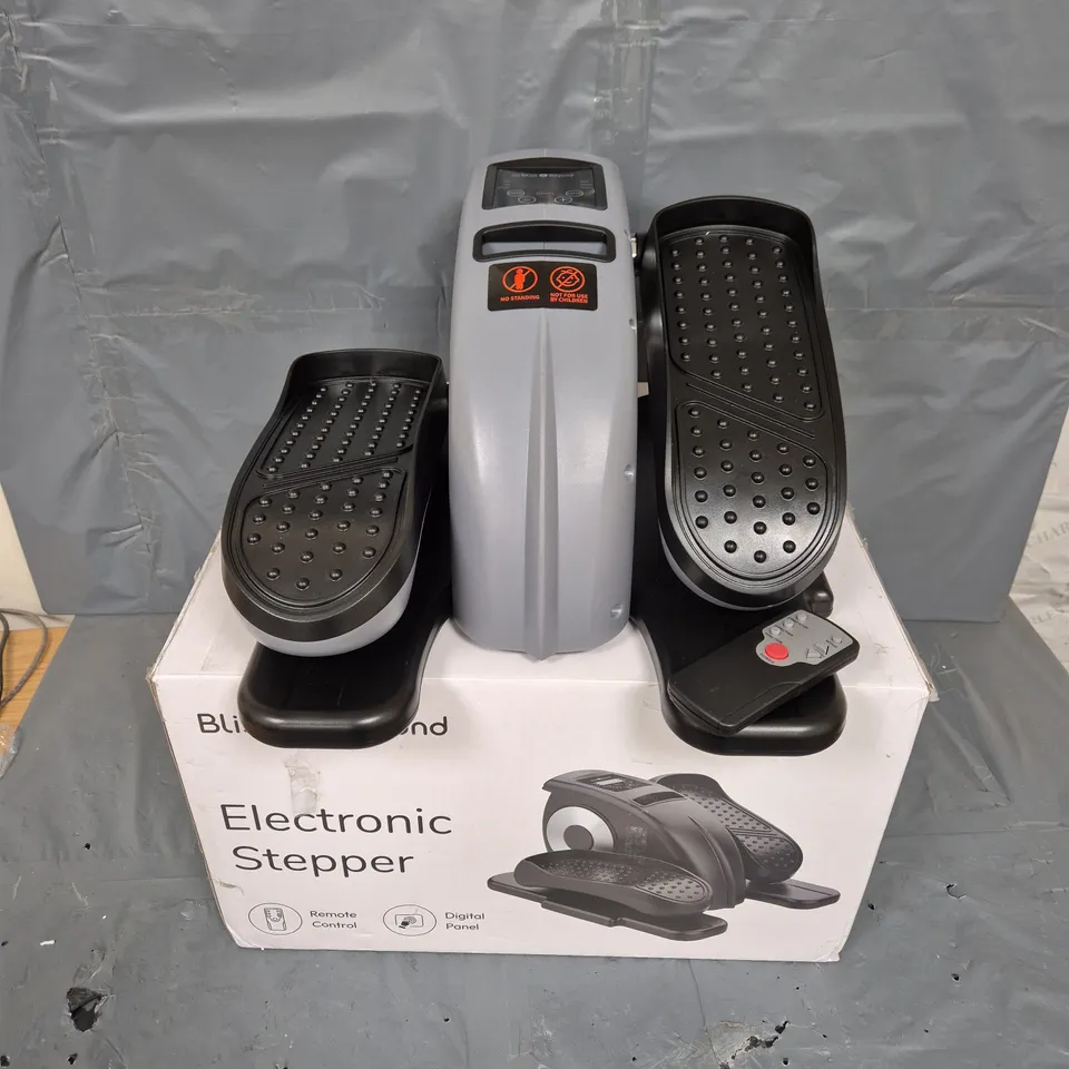 BOXED BLISS & BEYOND ELECTRONIC STEPPER IN GREY