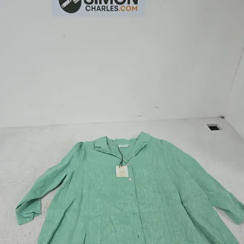 MASAI GREEN LINEN SHIRT – WOMEN'S, SIZE M