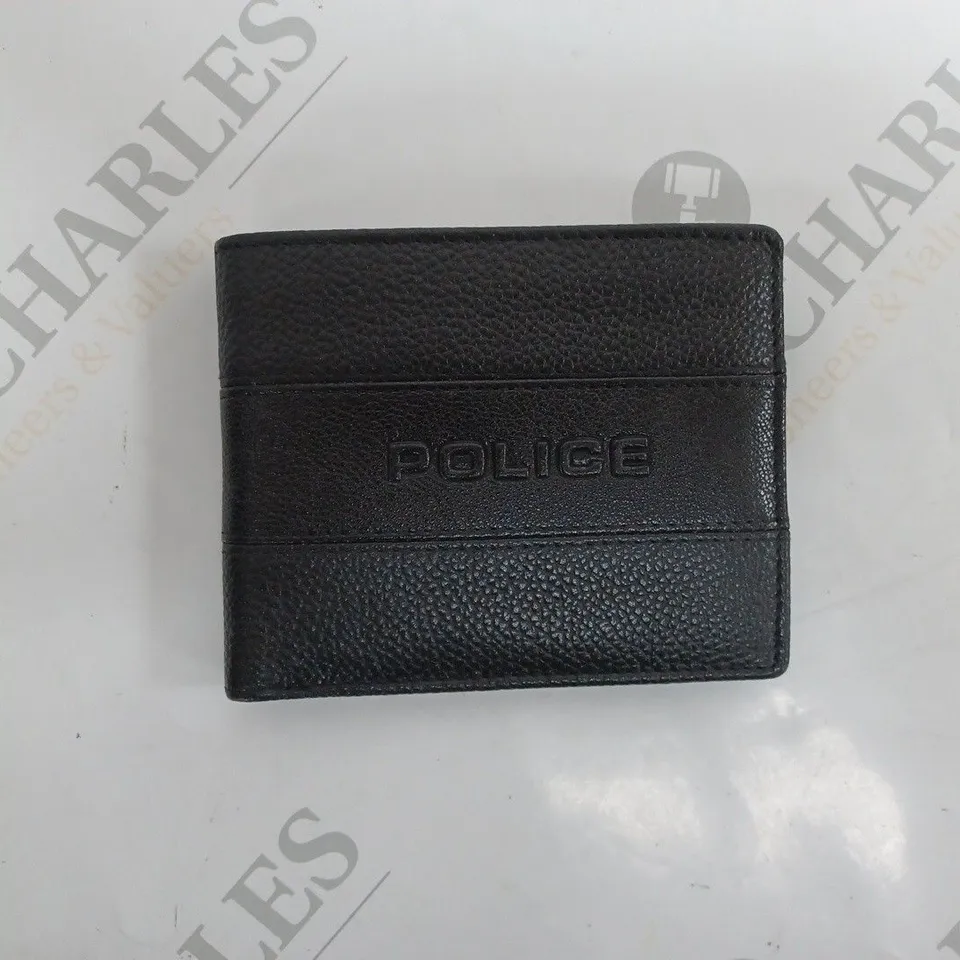 POLICE BLACK LEATHER WALLET 
