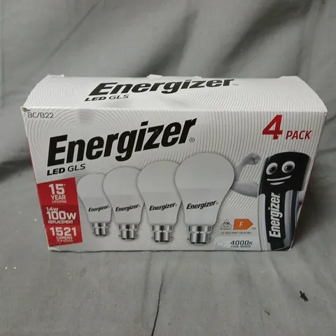 ENERGIZER LED GLS BULBS – 4 PACK, 14W (100W EQUIVALENT), 4000K COOL WHITE, E26 BASE