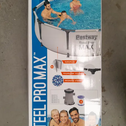 BOXED BESTWAY 10FT STEEL PRO MAX POOL - COLLECTION ONLY