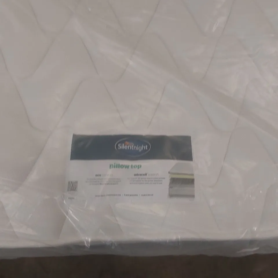 QUALITY BAGGED SILENTNIGHT PILLOW TOP 135CM DOUBLE MATTRESS