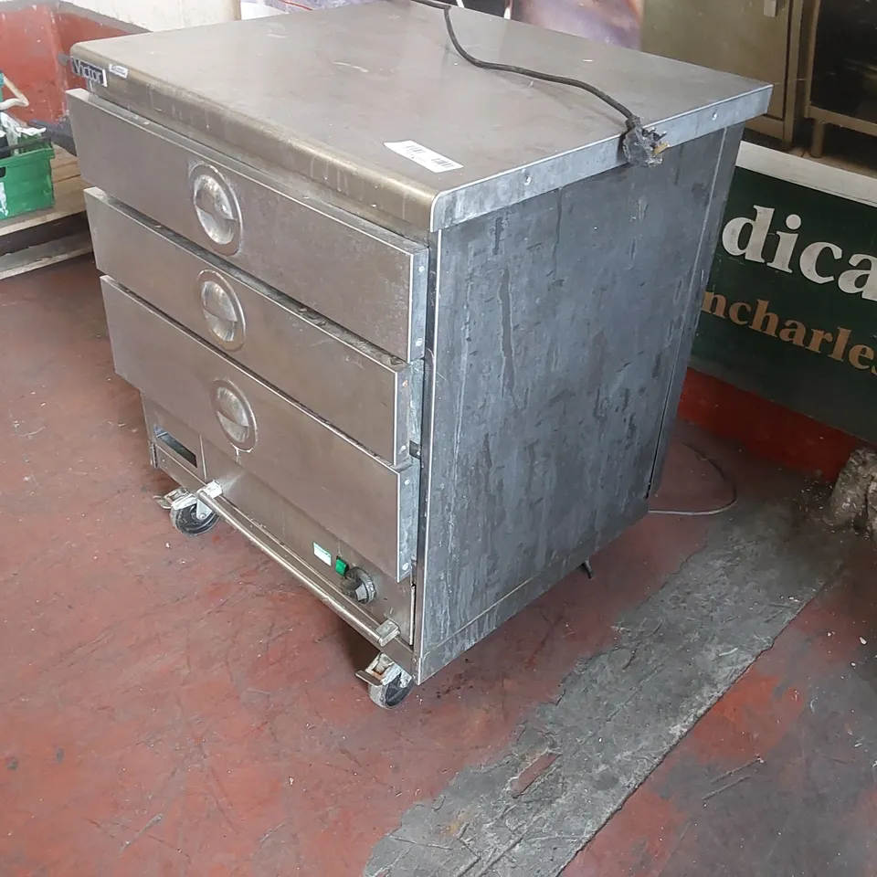 VICTOR COMMERCIAL 3 DRAWER PERI PERI WARMER CABINET
