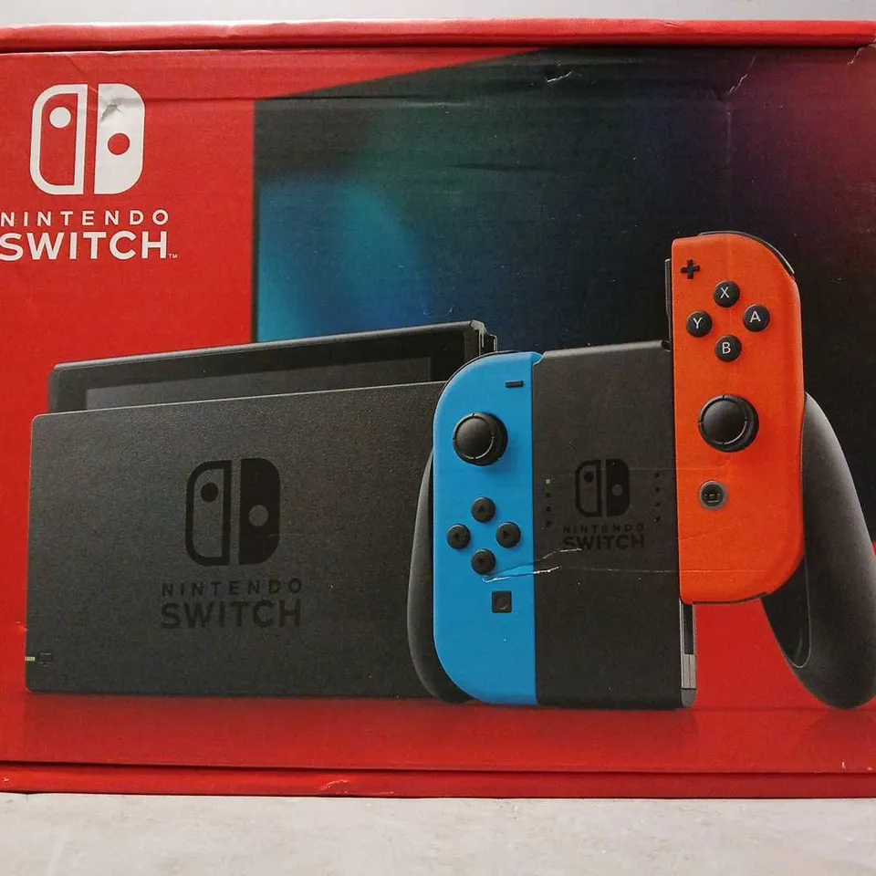 BOXED NINTENDO SWITCH GAMING CONSOLE 