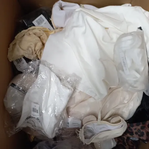 APPROXIMATELY 25 ASSORTED CLOTHING PRODUCTS IN VARIOUS STYLES & SIZES