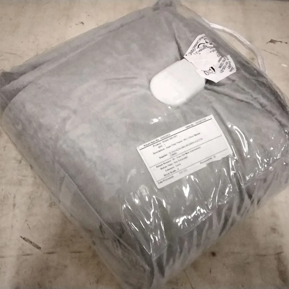 SUPER POLAR GREY FLEECE 160 X 120 CM BLANKET