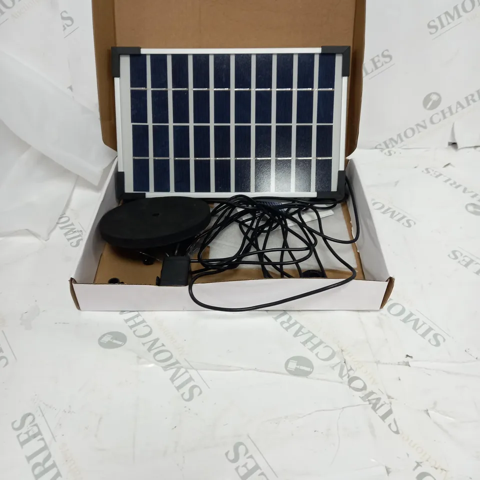 BOXED SOLAR FOUNCTAIN PUMP 5.5 WATT WITH BUILT IN BATTERY