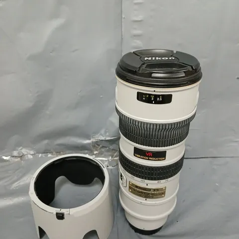BOXED NIKON ZOOM 200MM F/2.8 G (IF) CAMERA LENS 