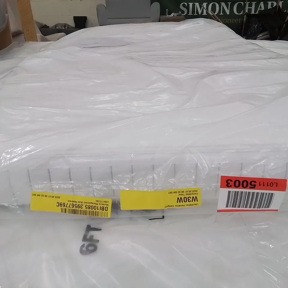 QUALITY BAGGED MOISTURE MANAGEMENT DUAL COT BED MATTRESS 
