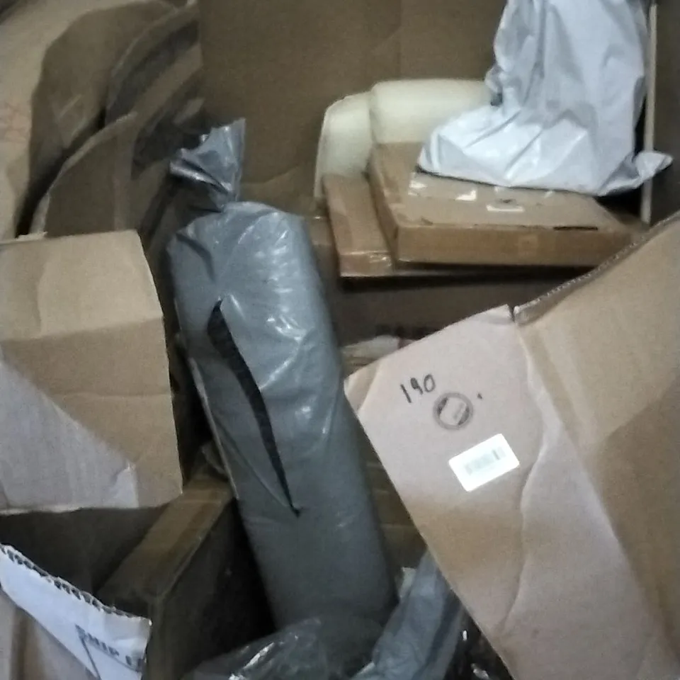 PALLET OF UNPROCESSED ITEMS TO INCLUDE ANDREX WASHLETS, HOMEDICS DRYING RACK, AND CARTOON CAR TOY