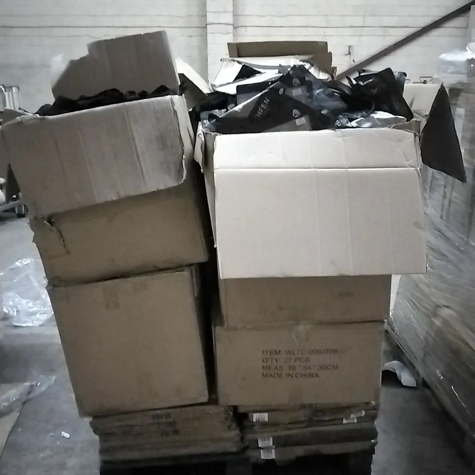 PALLET TO INCLUDE INK CARTRIDGES, REFILL INK BOTTLE,HAIR EXTENSIONS, ROOF SHEETS CORRUGATED,FOOD CONTAINERS,INFLATABLE CAMPING PILLOWS AND YOGA MATS 