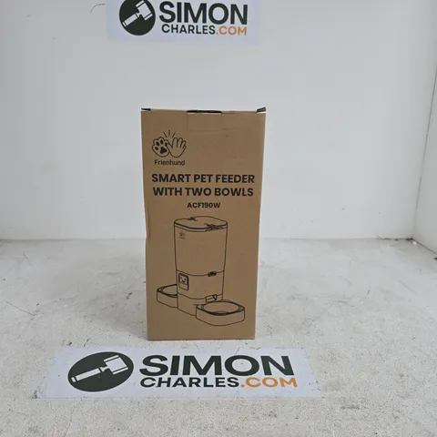 FRIENHUND SMART PET FEEDER WITH TWO BOWLS BOXED