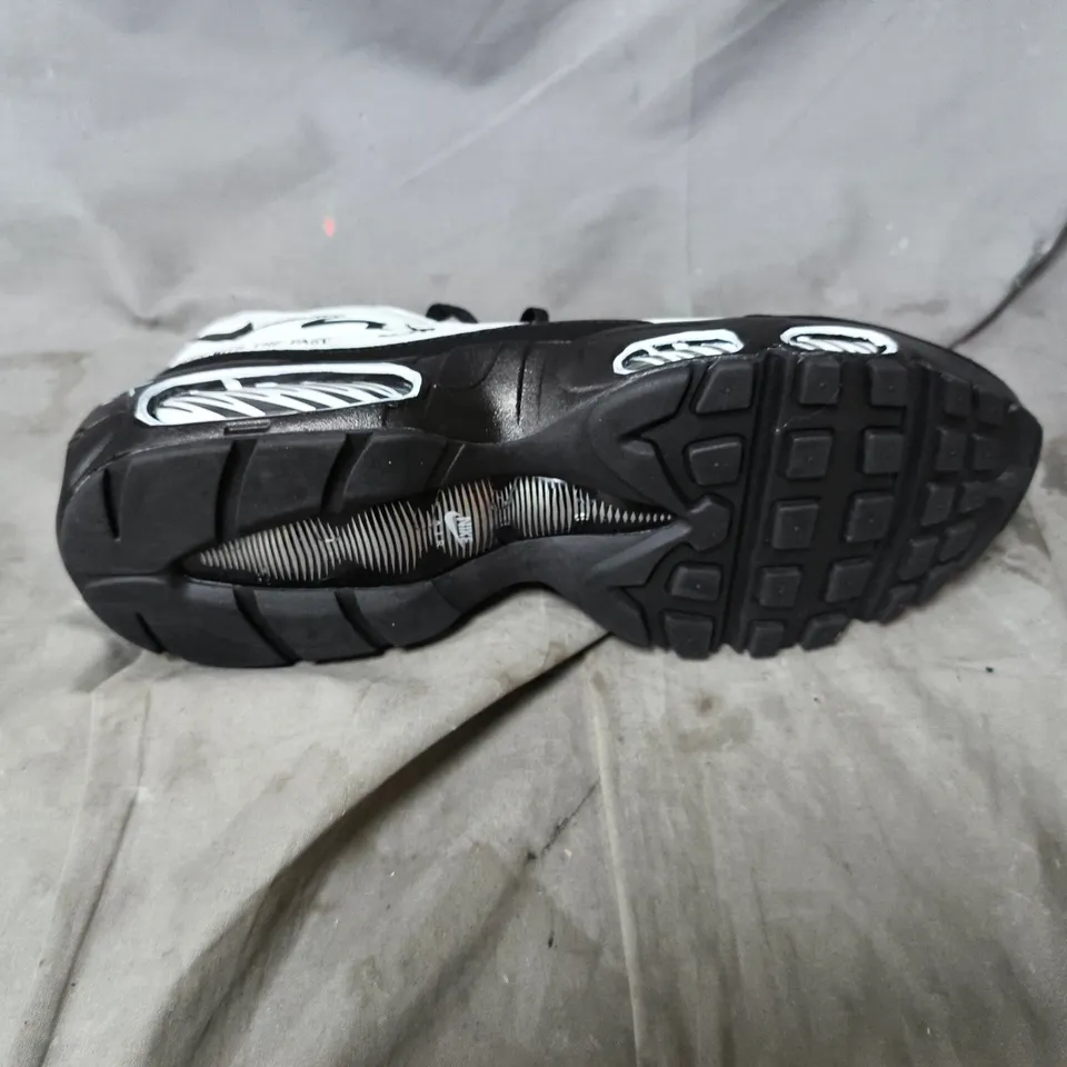 UNBOXED NIKE AIR DRAW OUR FUTURE BLACK AND WHITE TRAINERS UK SIZE 11.5