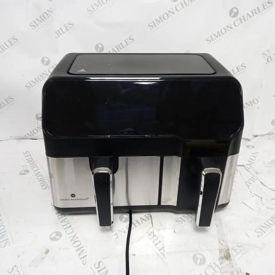 COOK'S ESSENTIALS 7.7L DUAL AIR FRYER