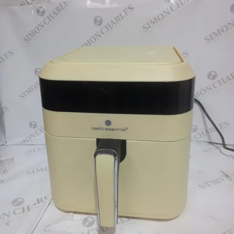 BOXED COOKS ESSENTIALS 5.8L AIR FRYER IN CREAM