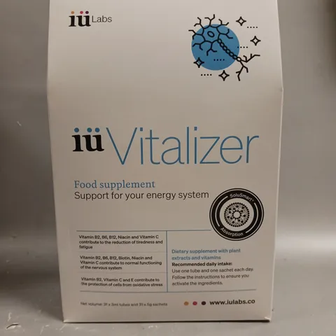 SEALED IU LABS VITALIZER ENERGY SYSTEM FOOD SUPPLEMENT 