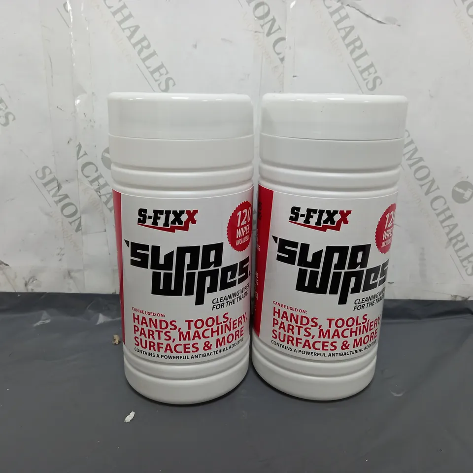 BOXED SET OF 2 SFIXX SUPAWIPES 