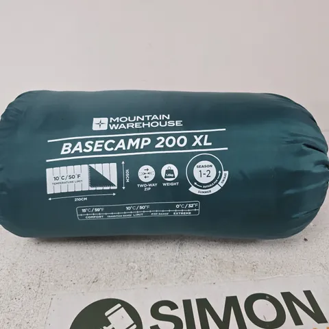 MOUNTAIN WAREHOUSE BASECAMP 200 XL SLEEPING BAG