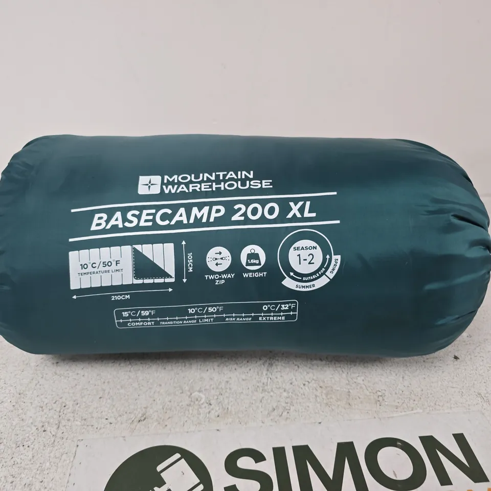 MOUNTAIN WAREHOUSE BASECAMP 200 XL SLEEPING BAG