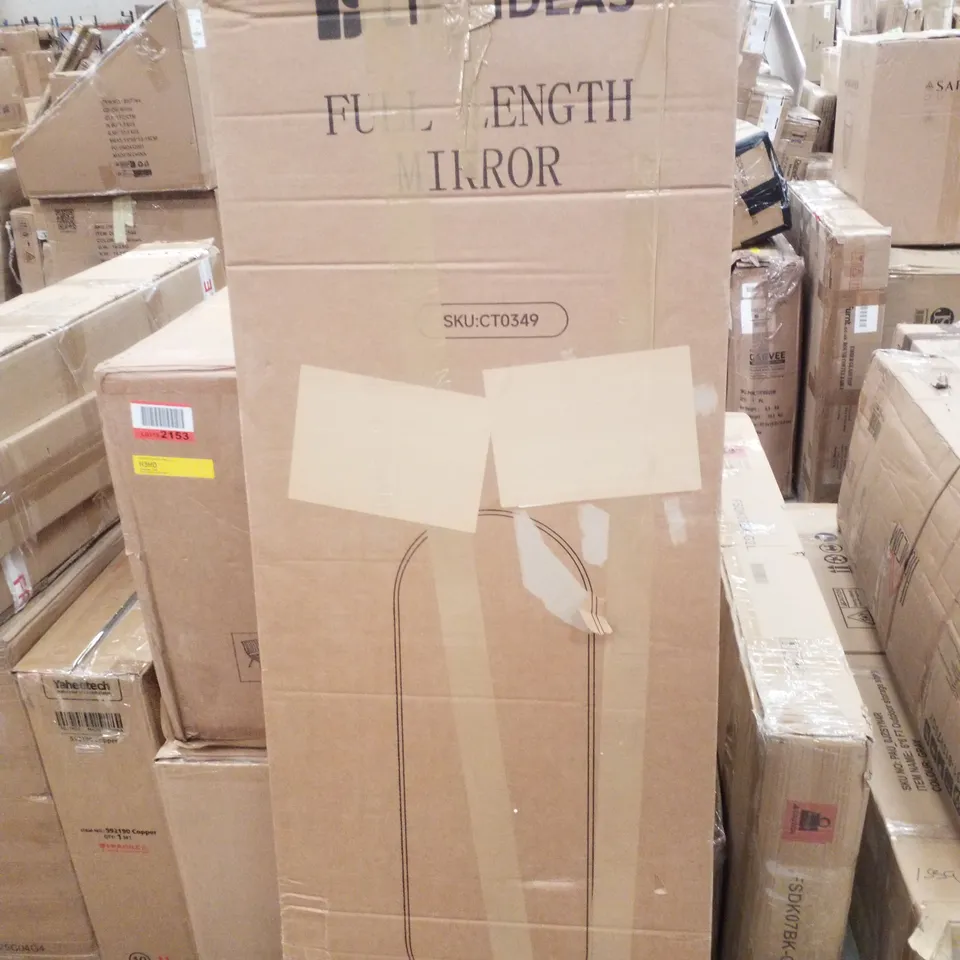 BOXED LIFE IDEAS FULL LENGTH MIRROR 
