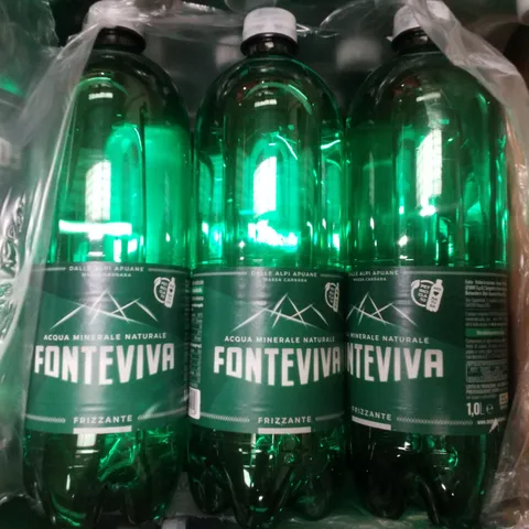 PALLET CONTAINING LARGE QUANTITY OF FONTEVIVA MINERAL WATER