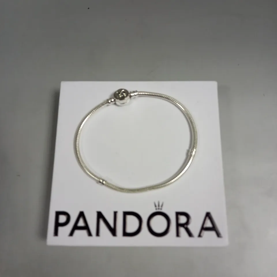 PANDORA HEART INFINITY CLASP SNAKE CHAIN BRACELET