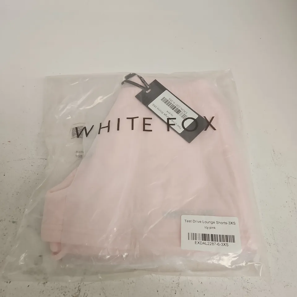 WHITE FOX TEST DRIVE LOUNGE SHORTS - 3XS, ICY PINK