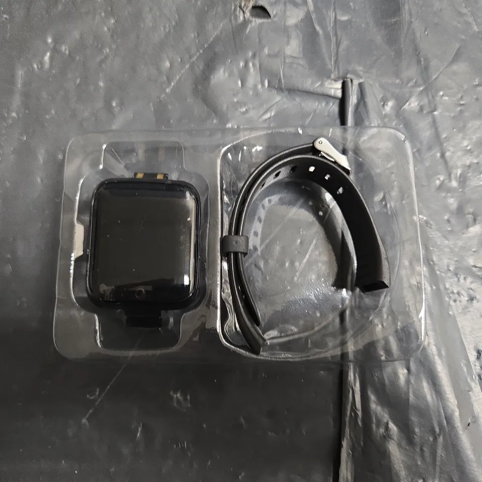 SMART BRACELET / SMARTWATCH WITH BLACK TPU STRAP (BOXED)